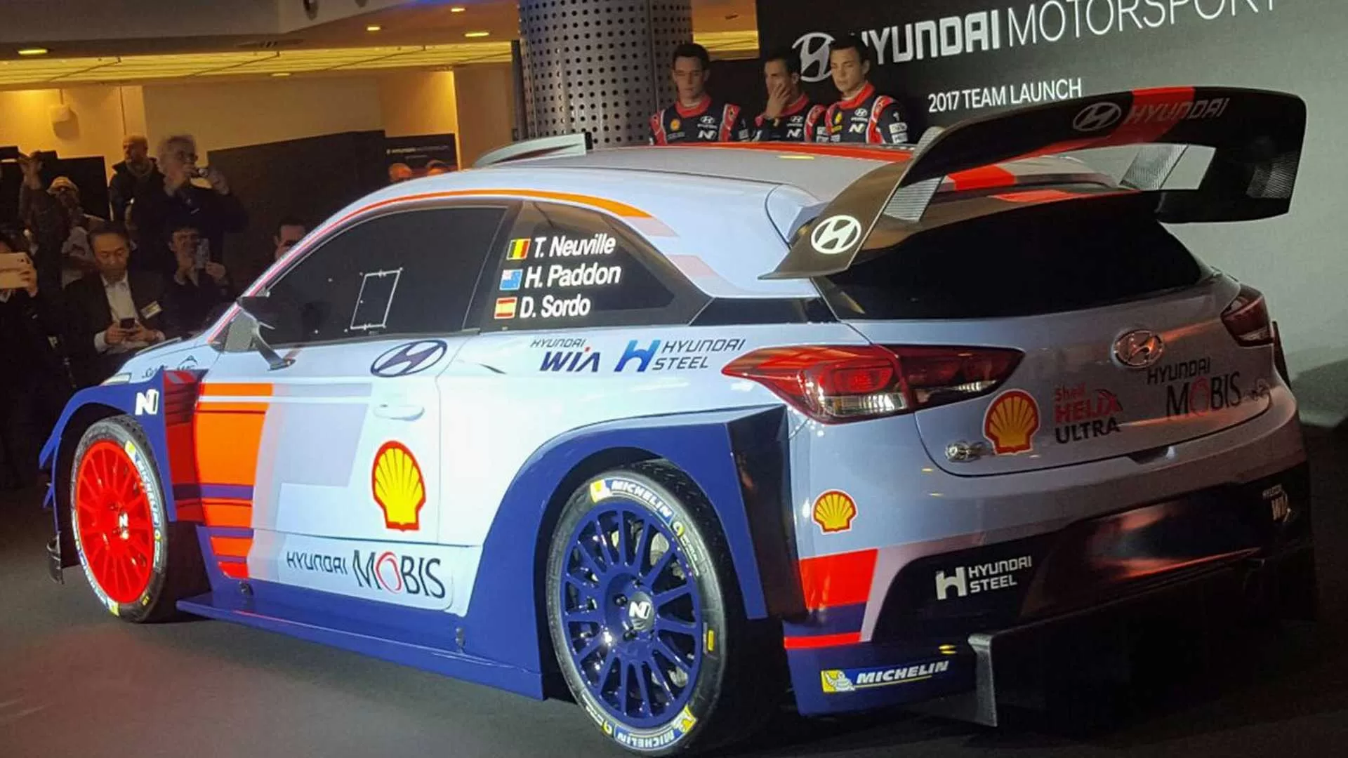 Hyundai rally car