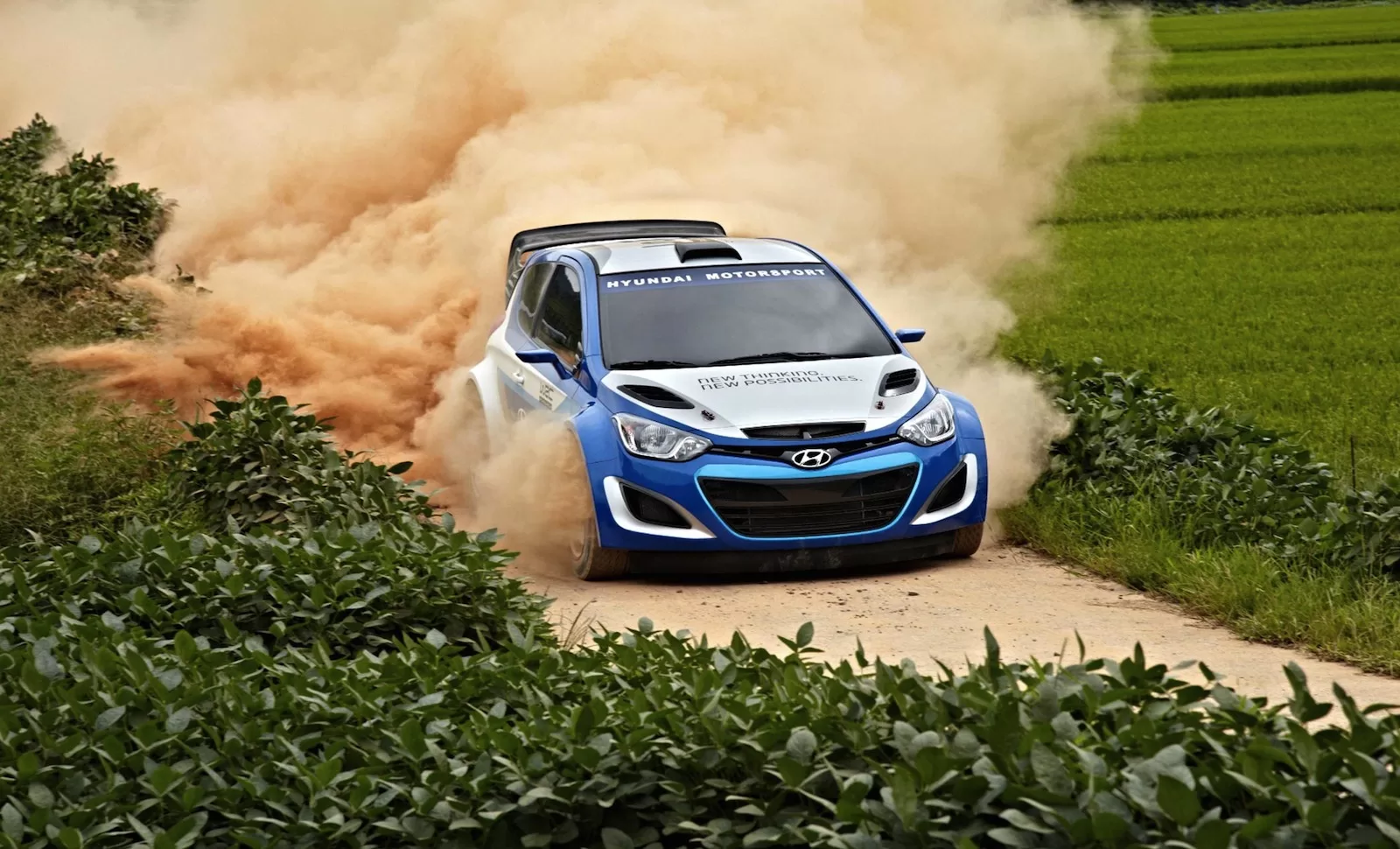 Hyundai rally car