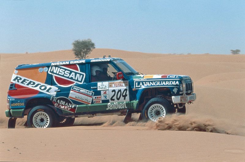 Nissan Patrol Rally car