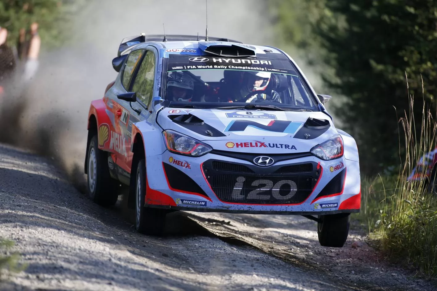 Hyundai rally car