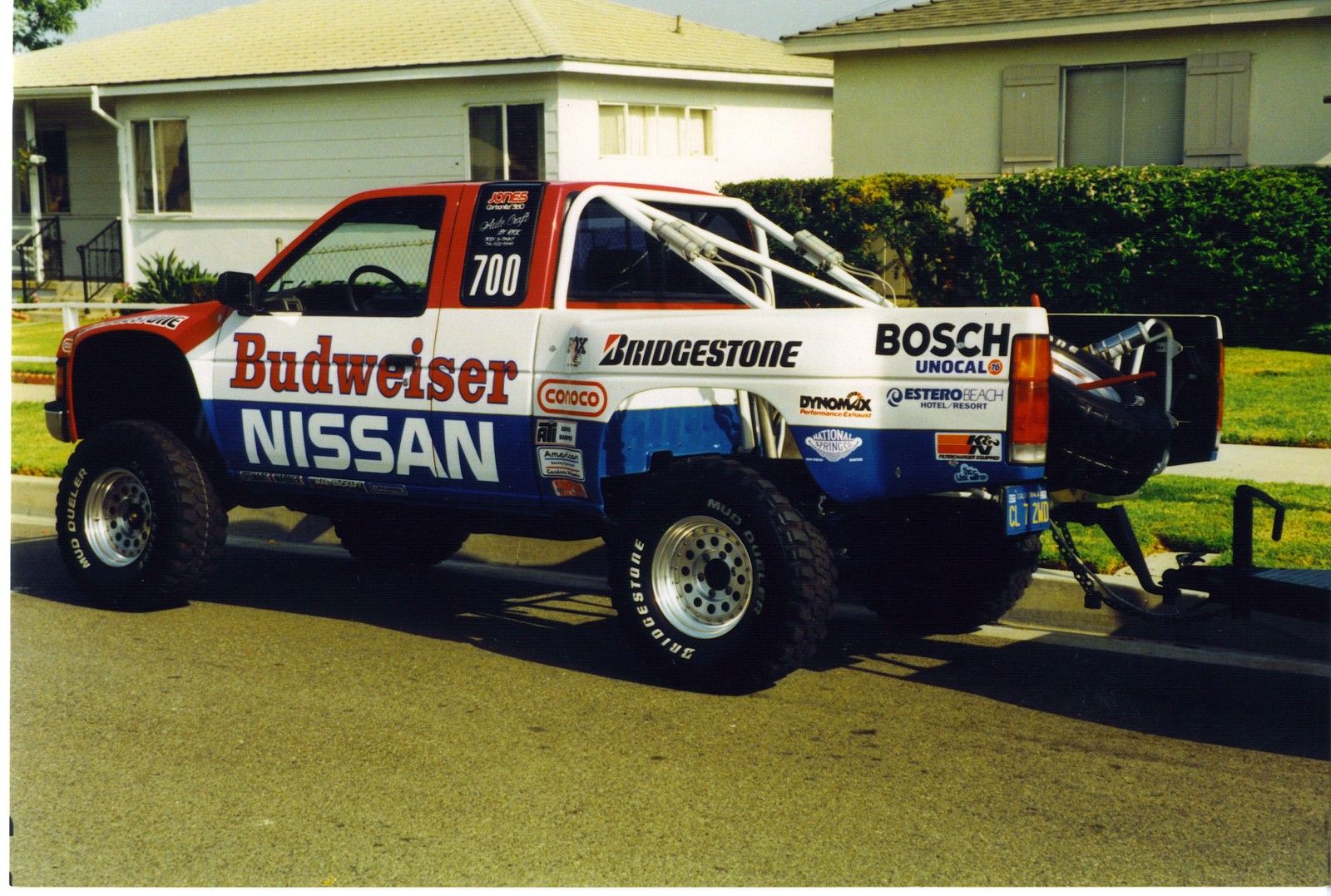 Nissan Hardbody rally car