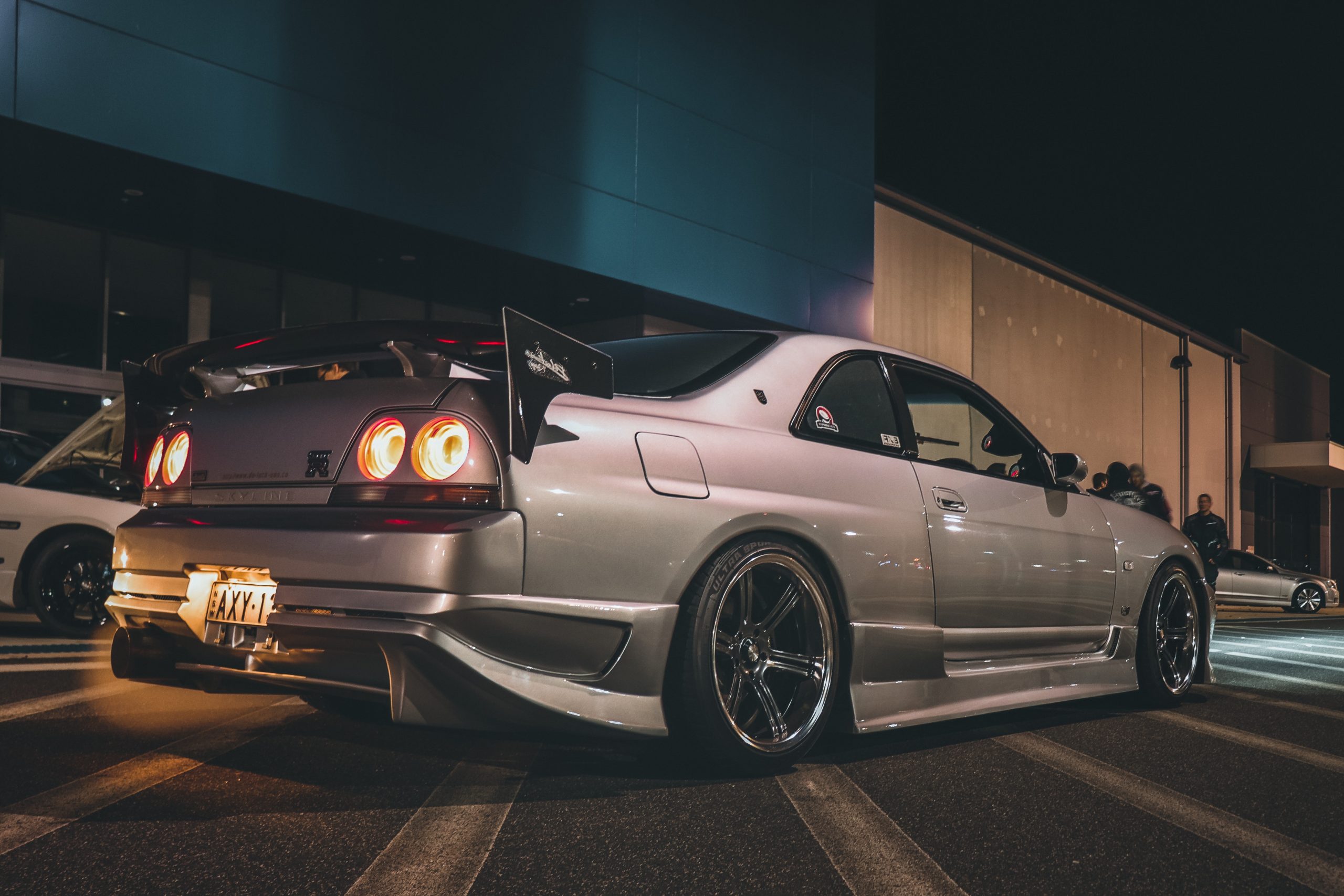 The back of Nissan GT-R