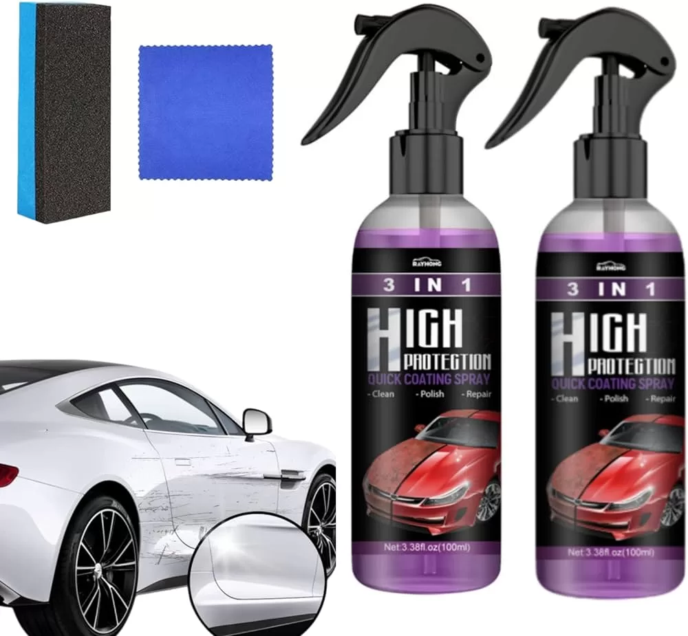 High Protection Quick Coating Spray: A Shiny Shield for Your Car插图3