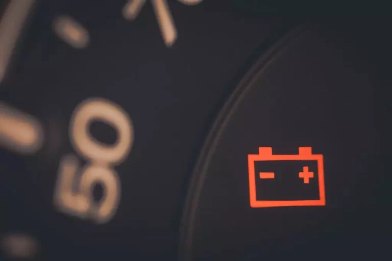 battery light in car