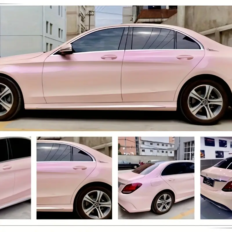 light pink car