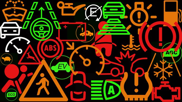 car with squiggly lines light