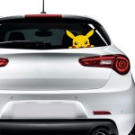 Pikachu car sticker