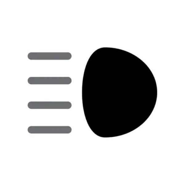fog light symbol on car