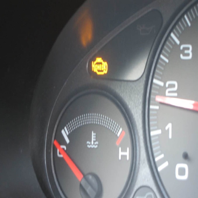 check engine light and traction control light on