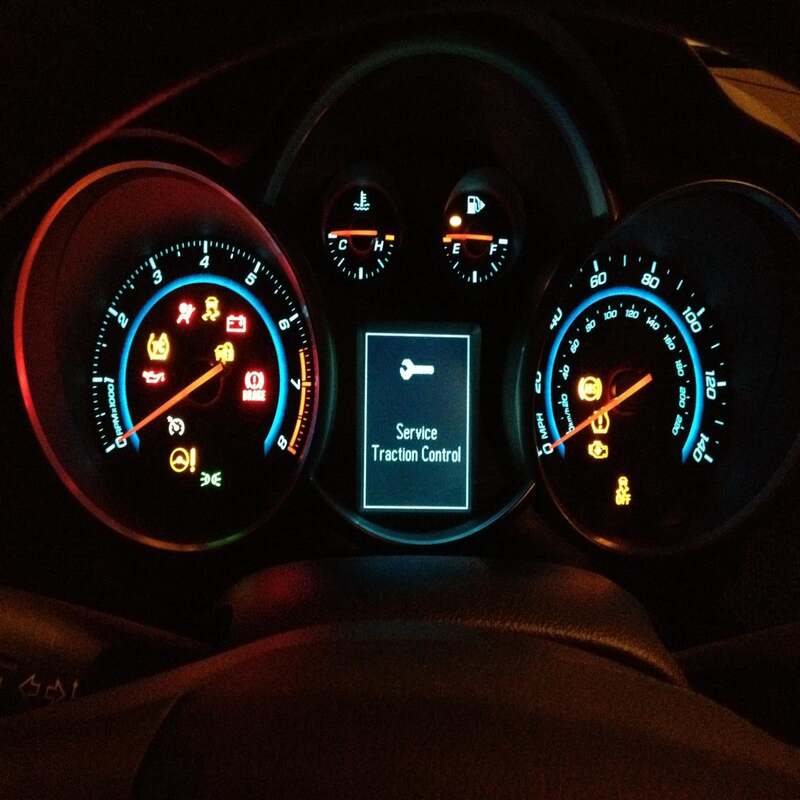 abs and traction control light