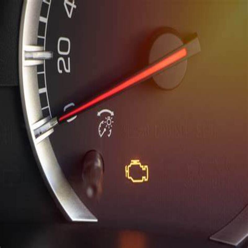 traction control light and check engine light on