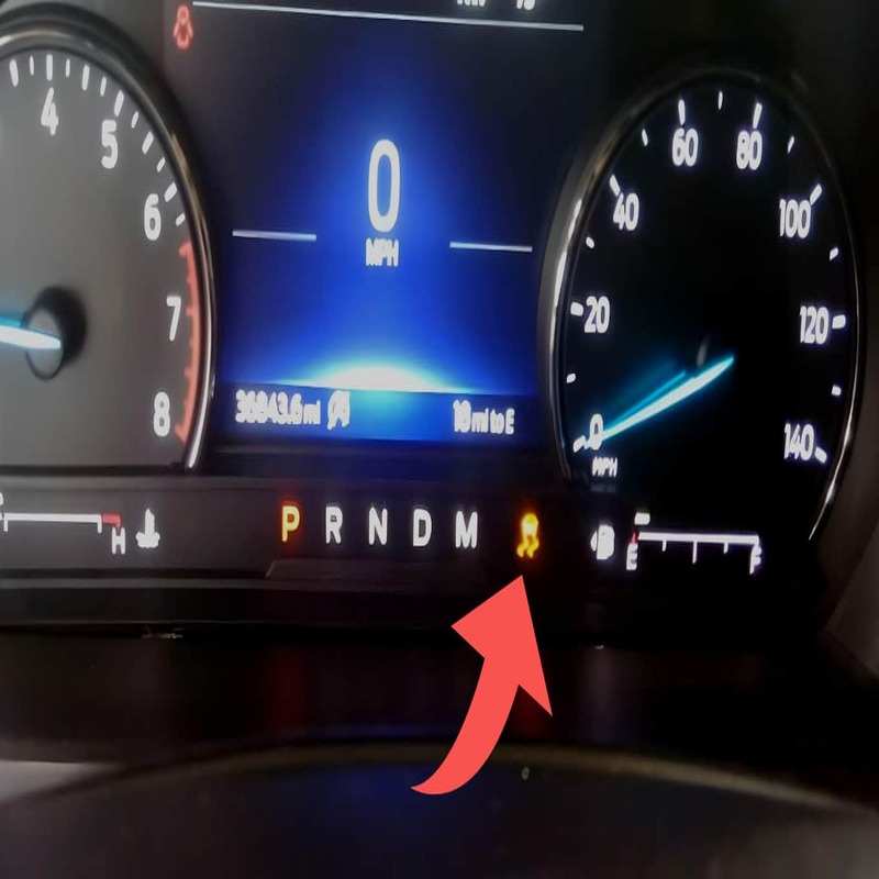 traction light on dash