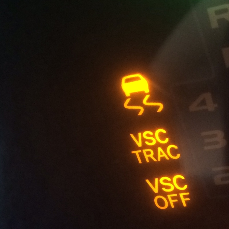 traction light on dash