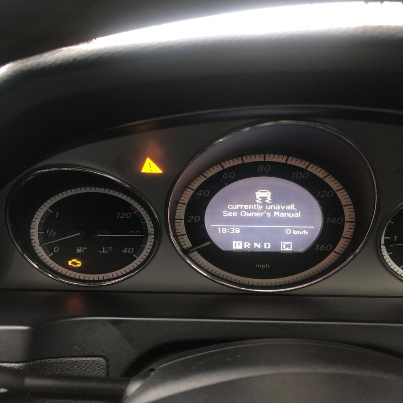 traction light on dash