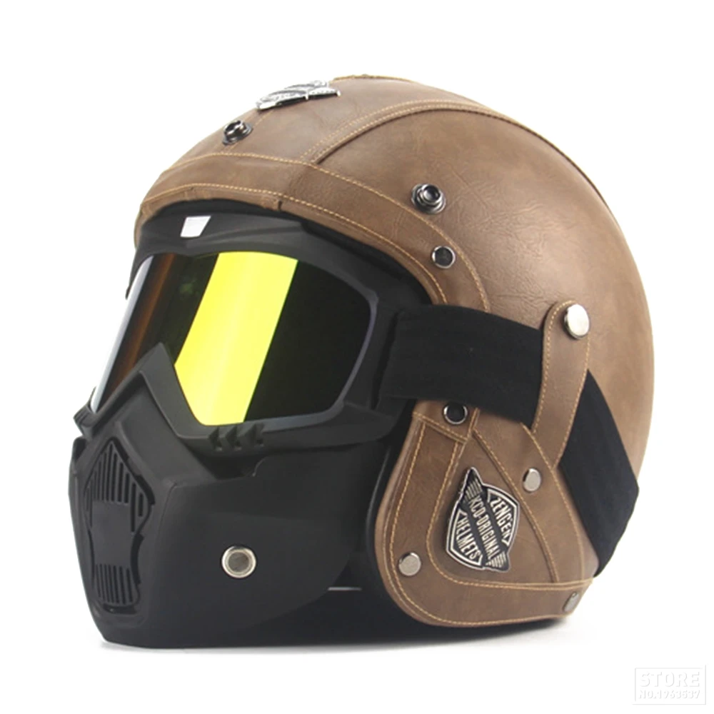 german style motorcycle helmet