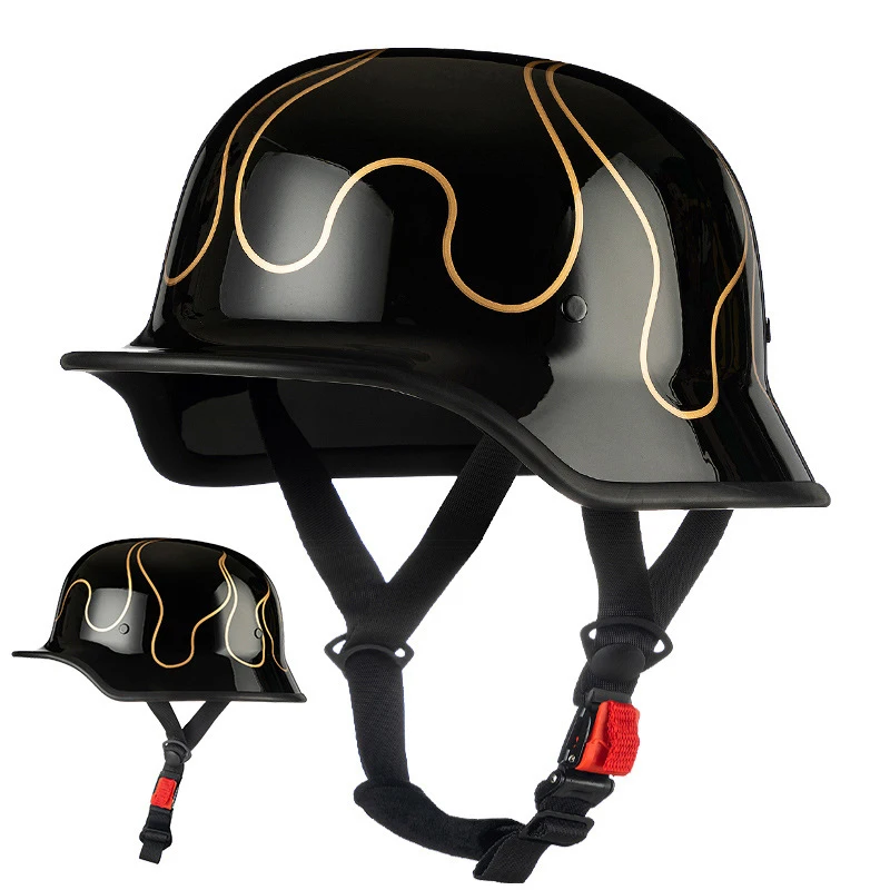 german style motorcycle helmet