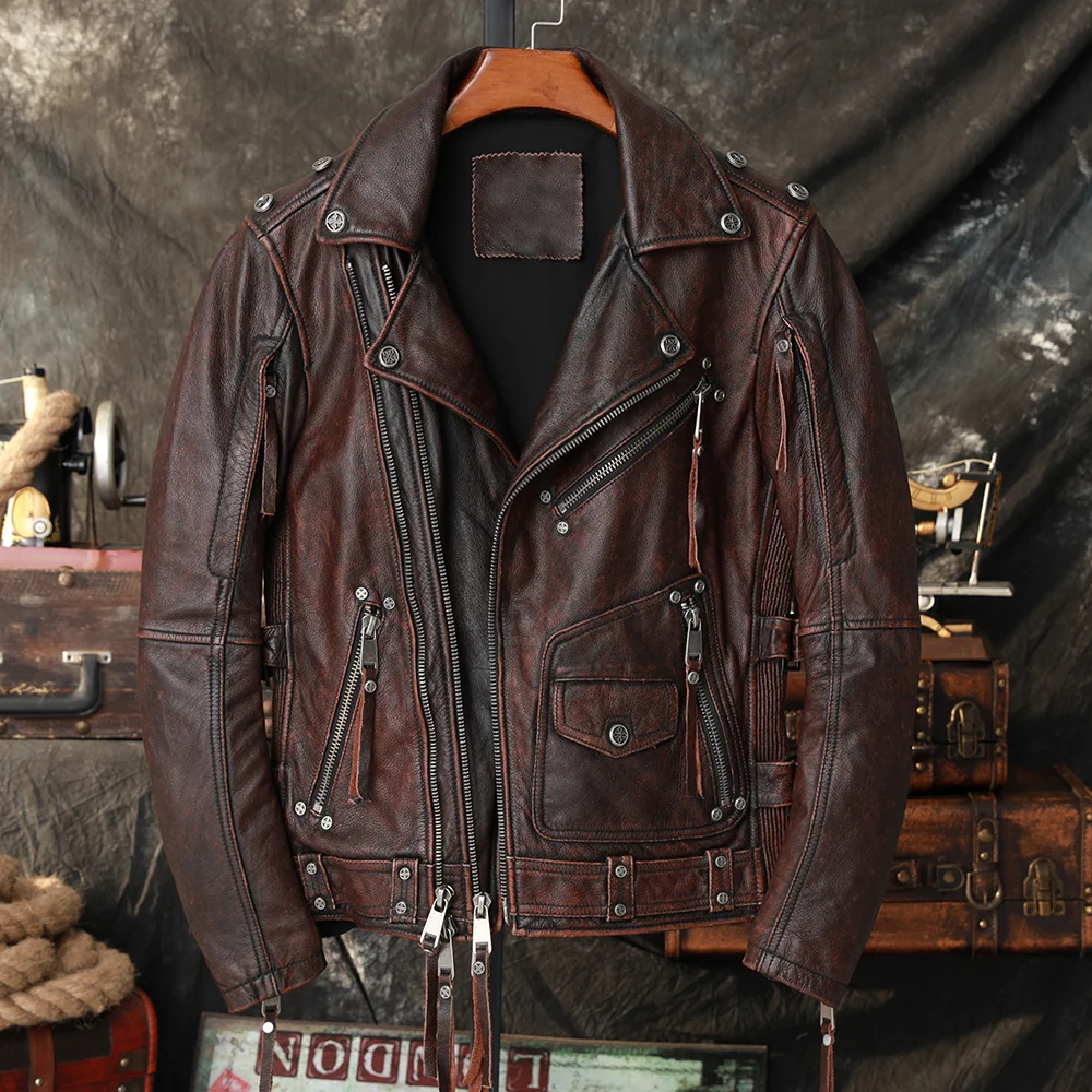 leather motorcycle jacket