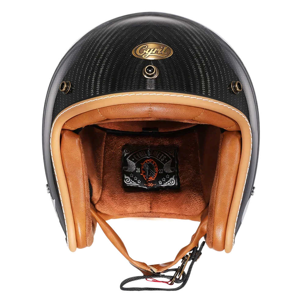 open face motorcycle helmet
