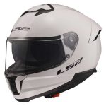white motorcycle helmet