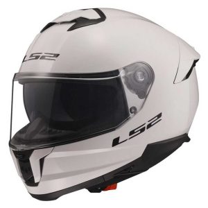 white motorcycle helmet