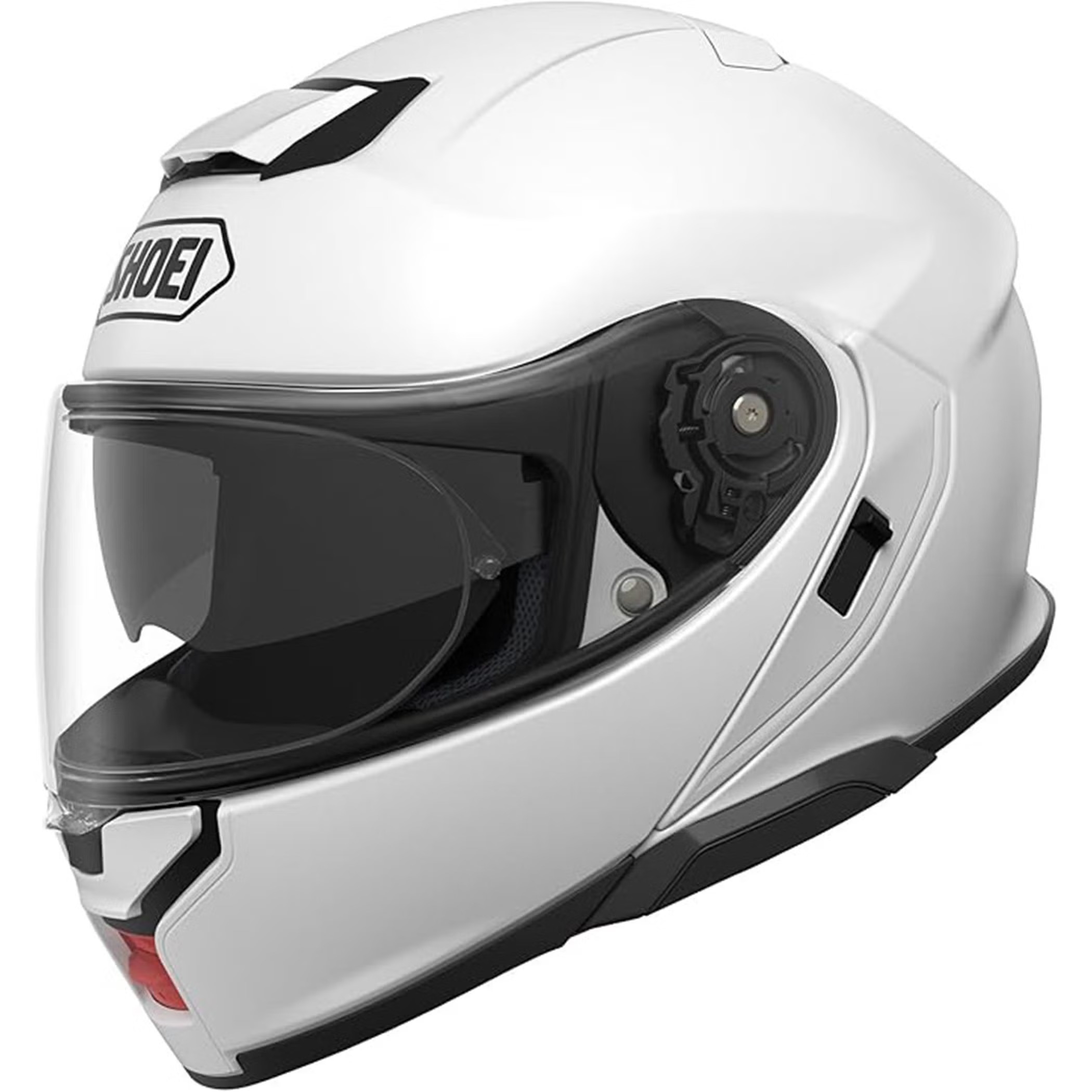 white motorcycle helmet