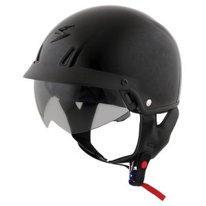 low profile motorcycle helmet