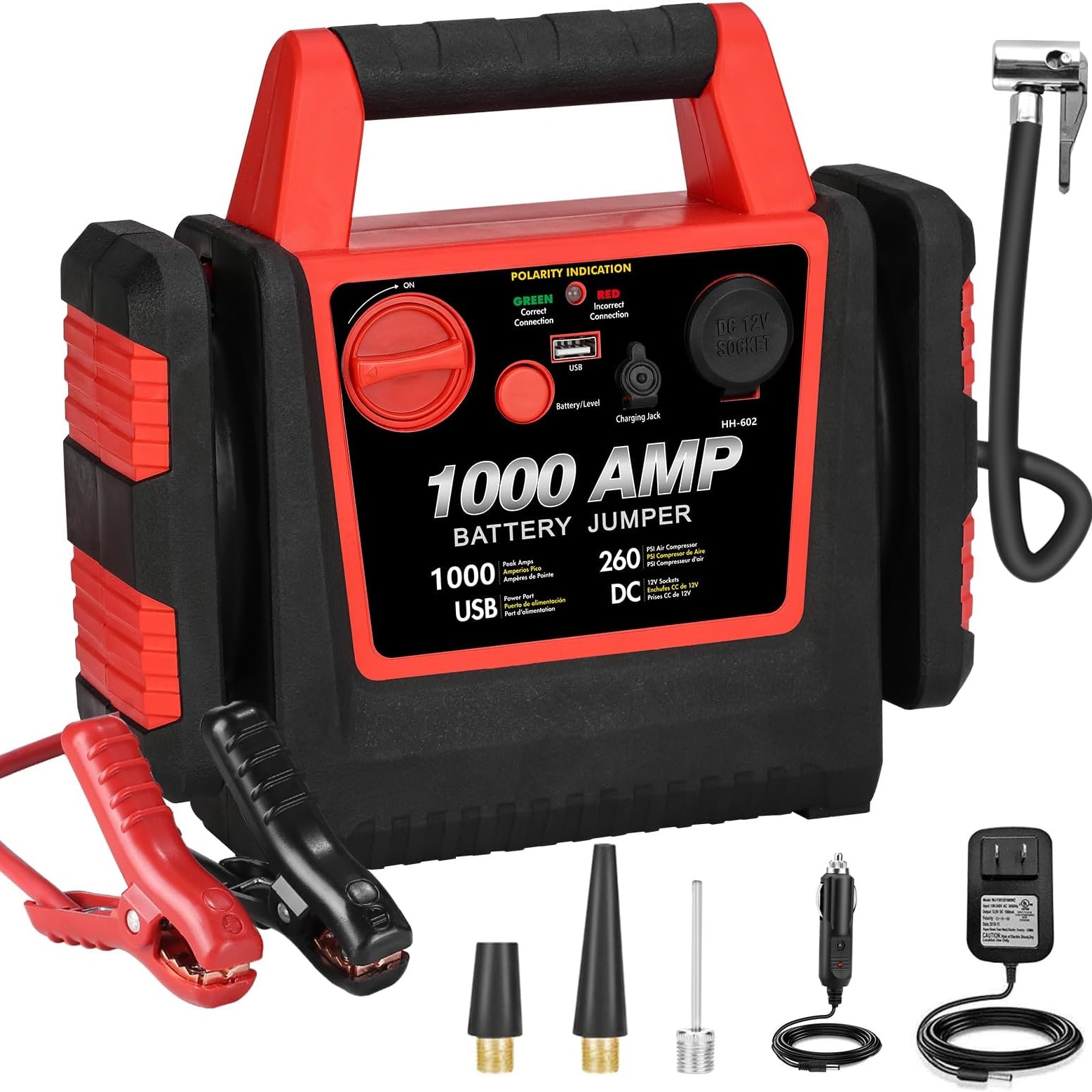 portable car battery jump starter