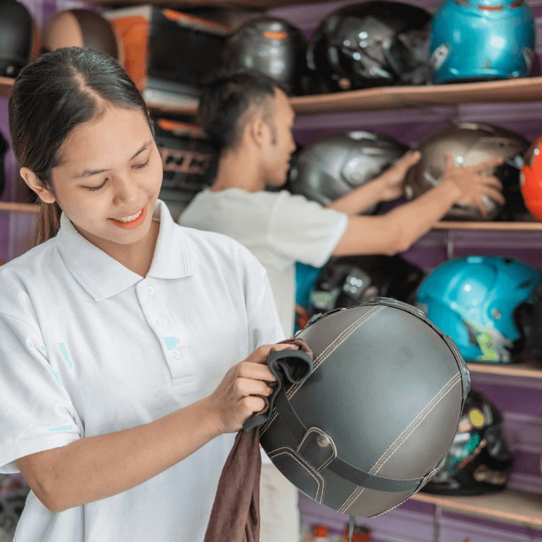 motorcycle helmet