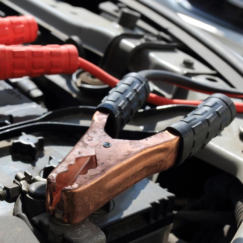 jump a car battery