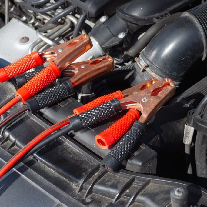 jump a car battery