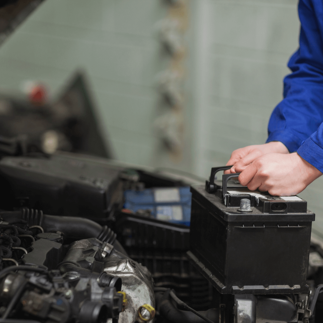 car battery installation