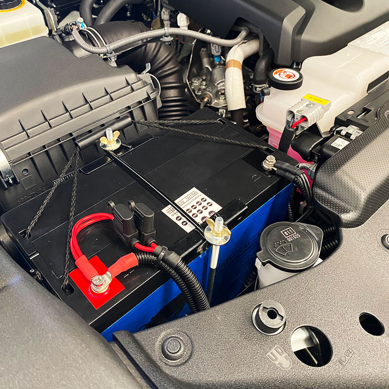car battery installation