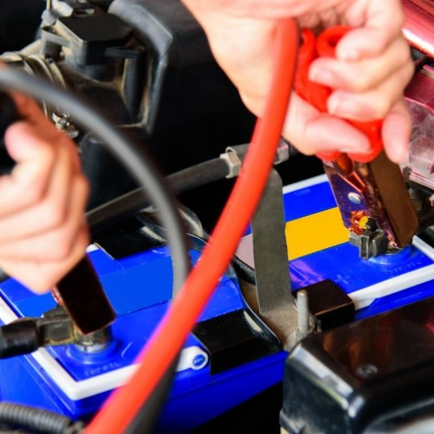 jump a car battery