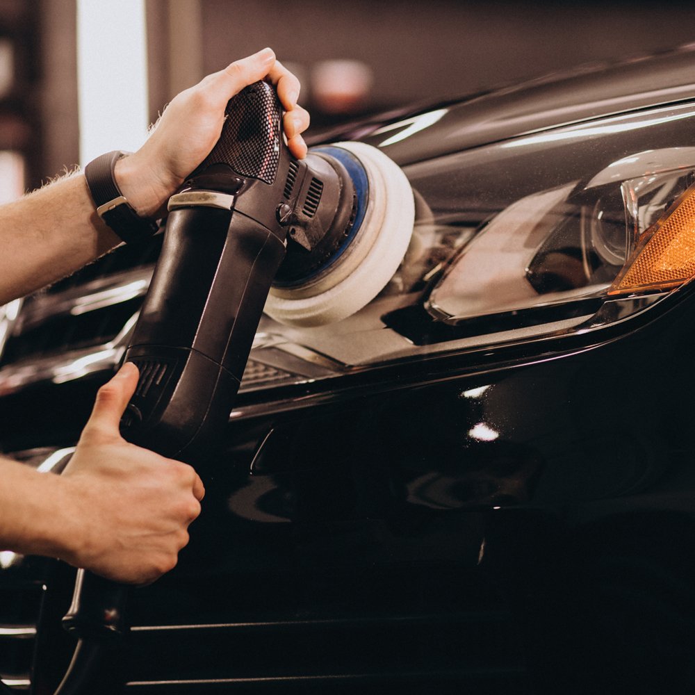 detailing a car