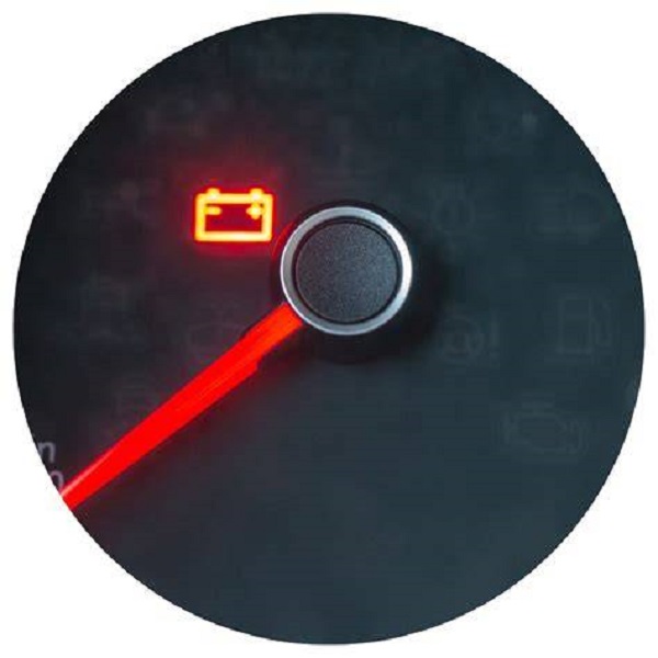 battery light on in car