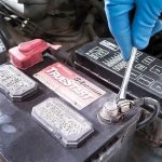 unhook a car battery
