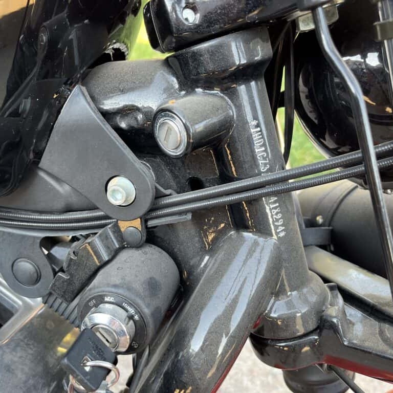 motorcycle engine number
