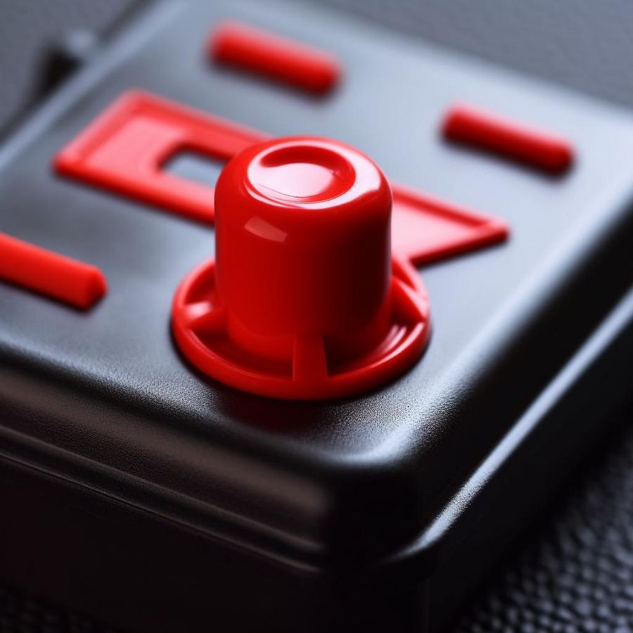 car battery positive and negative