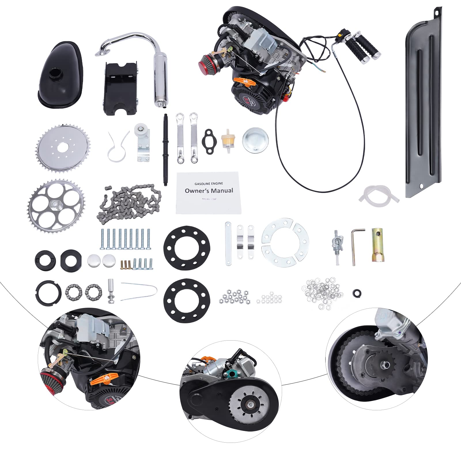 100cc bike engine kit top speed
