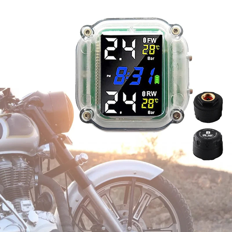 motorcycle tire pressure monitoring system