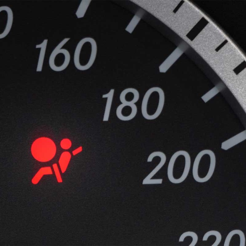 how to reset airbag light