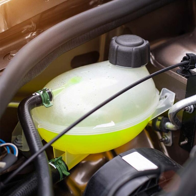 how to put coolant in car