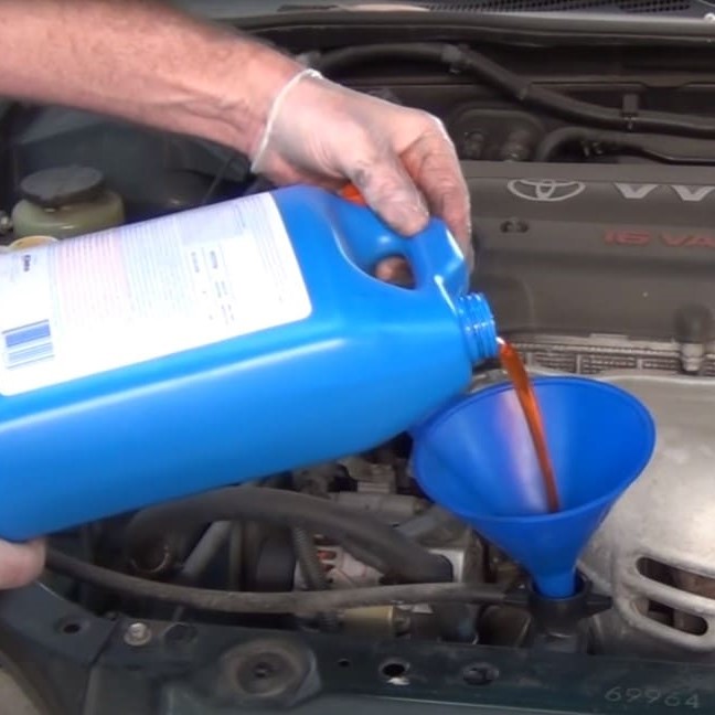 how to add coolant to car