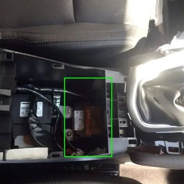 airbag module located