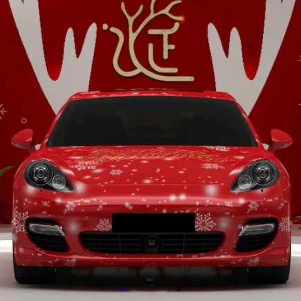 christmas car wrap