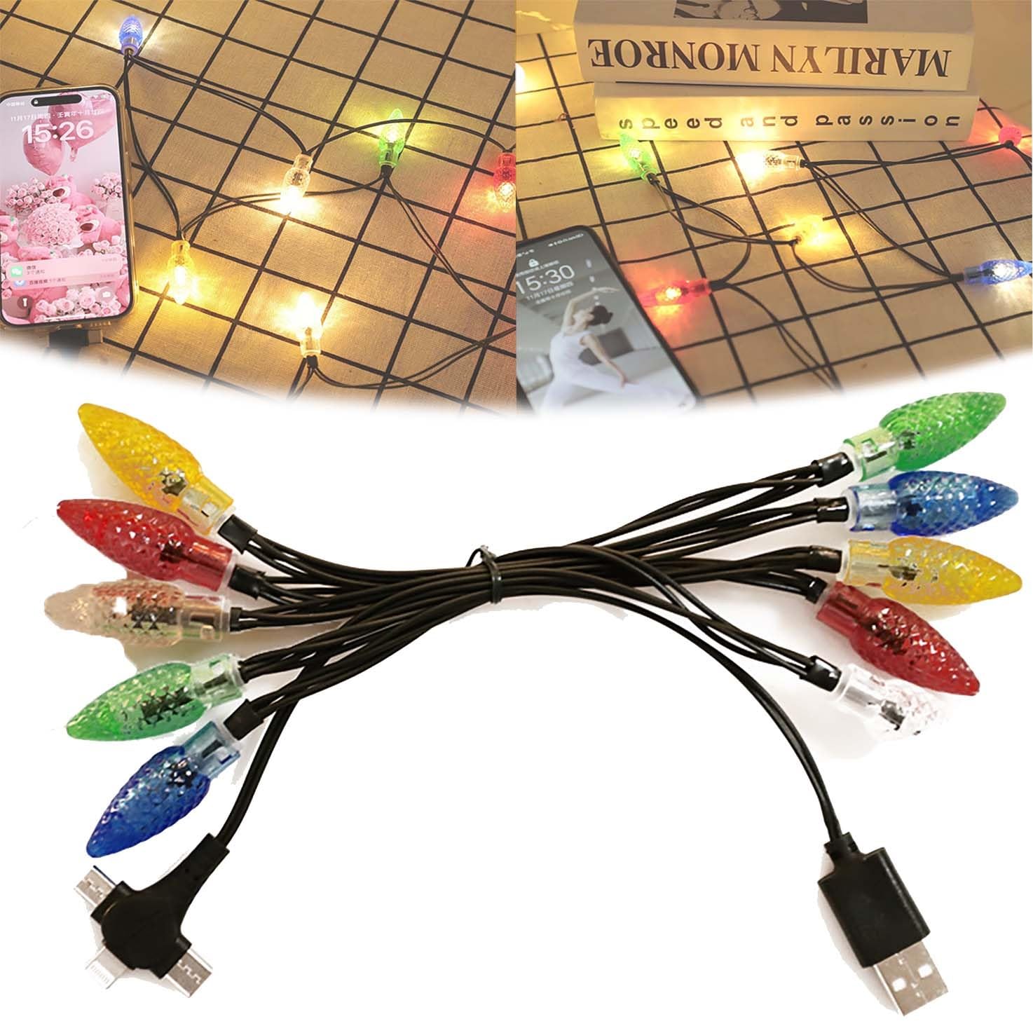 christmas lights on car