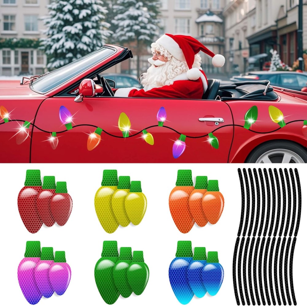 magnetic christmas lights for car