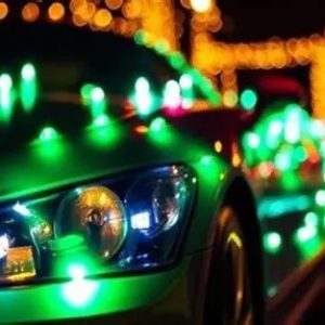 how to attach christmas lights to car