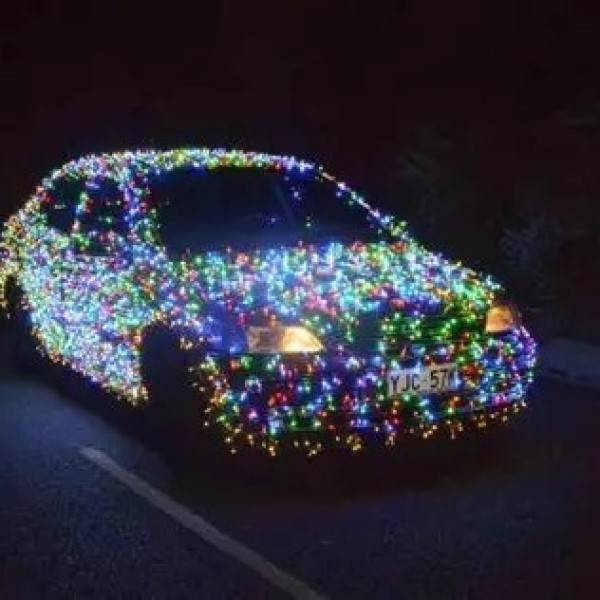 christmas lights on your car