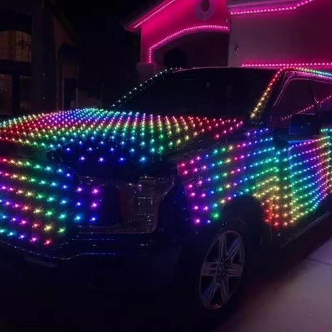 christmas lights on your car